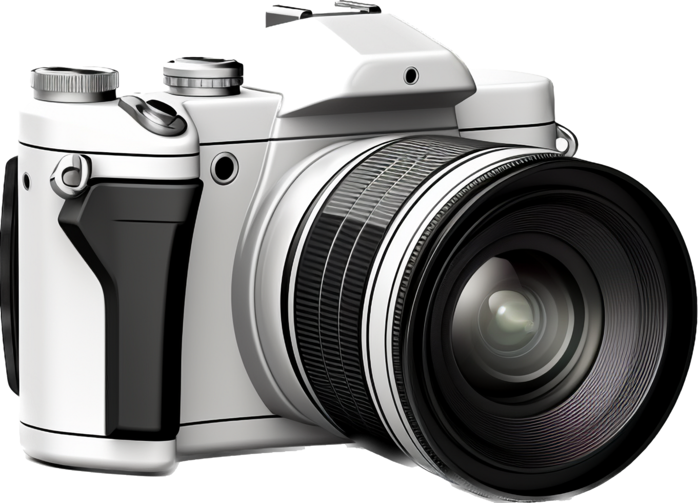 Modern camera png with AI generated.