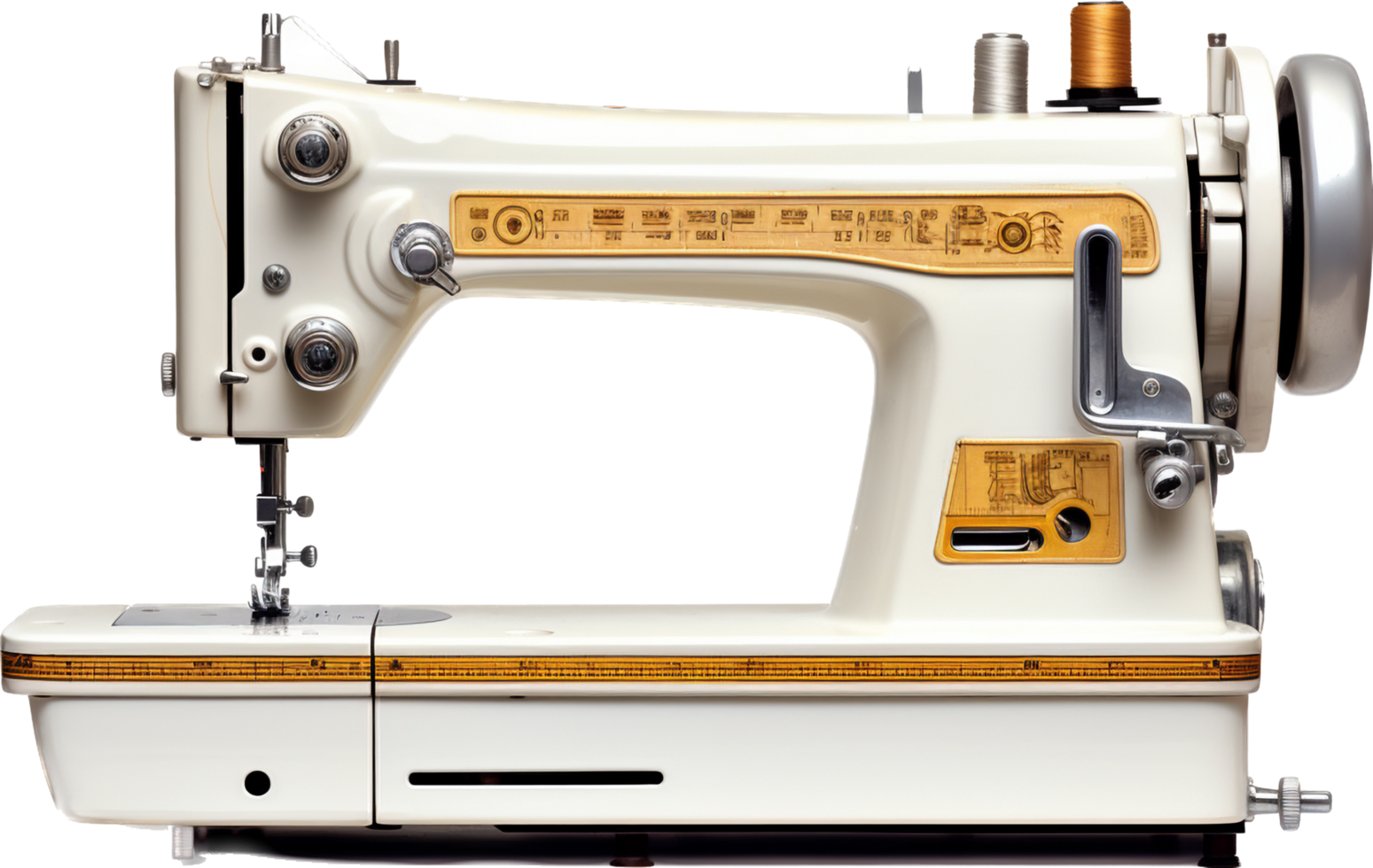 Sewing machine png with AI generated.