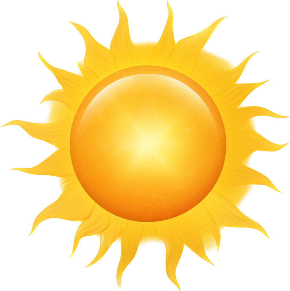 Sonne png mit ai generiert.