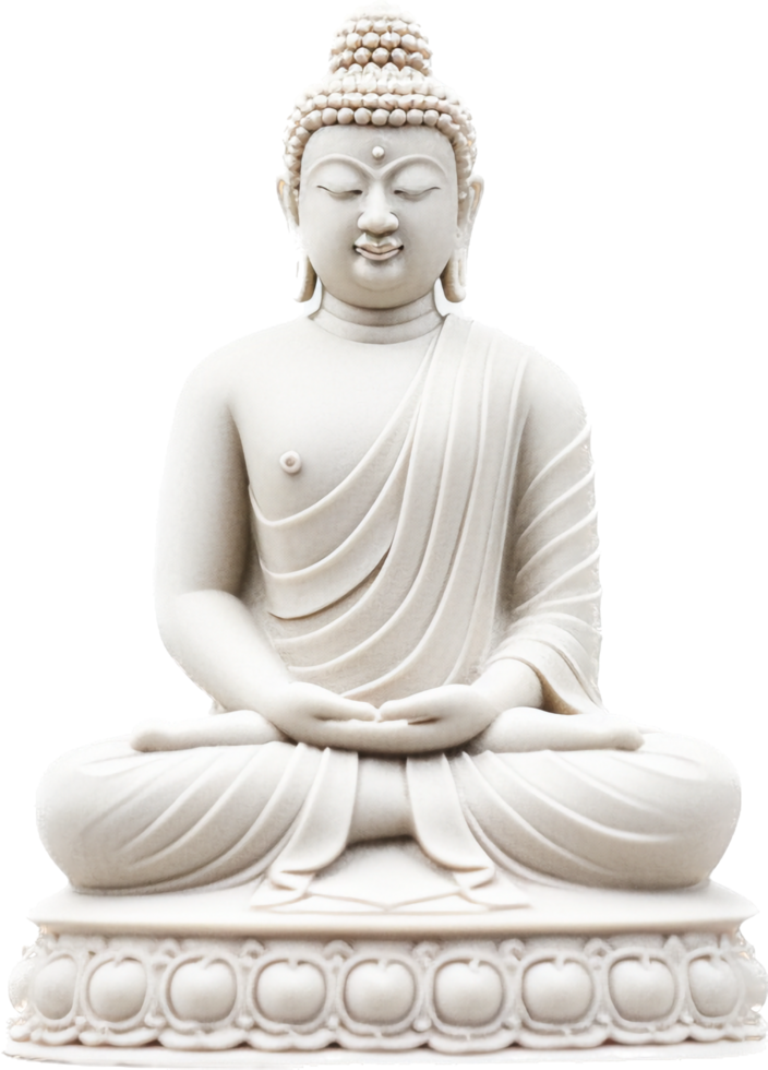 Budda statua png con ai generato.