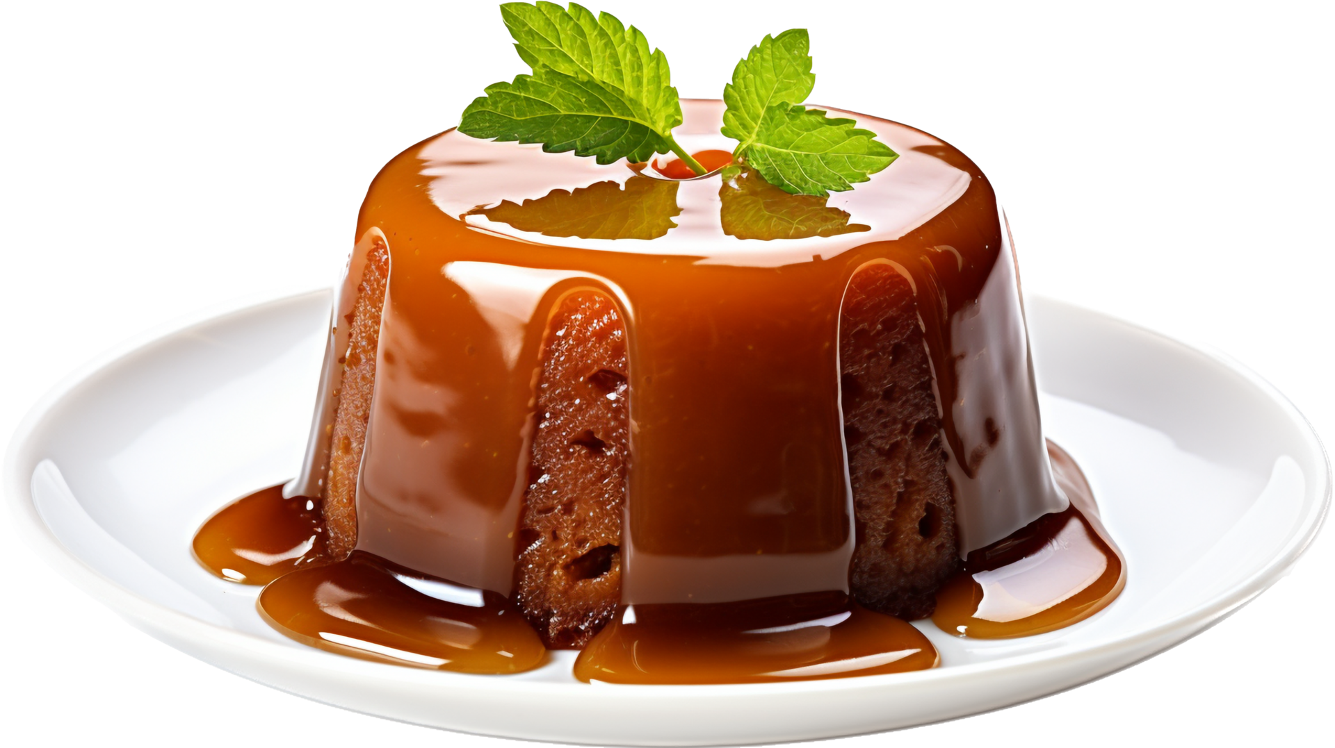 Sticky toffee pudding png with AI generated. 26772581 PNG