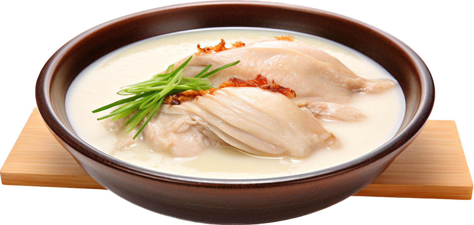 ginseng poulet soupe png avec ai généré.