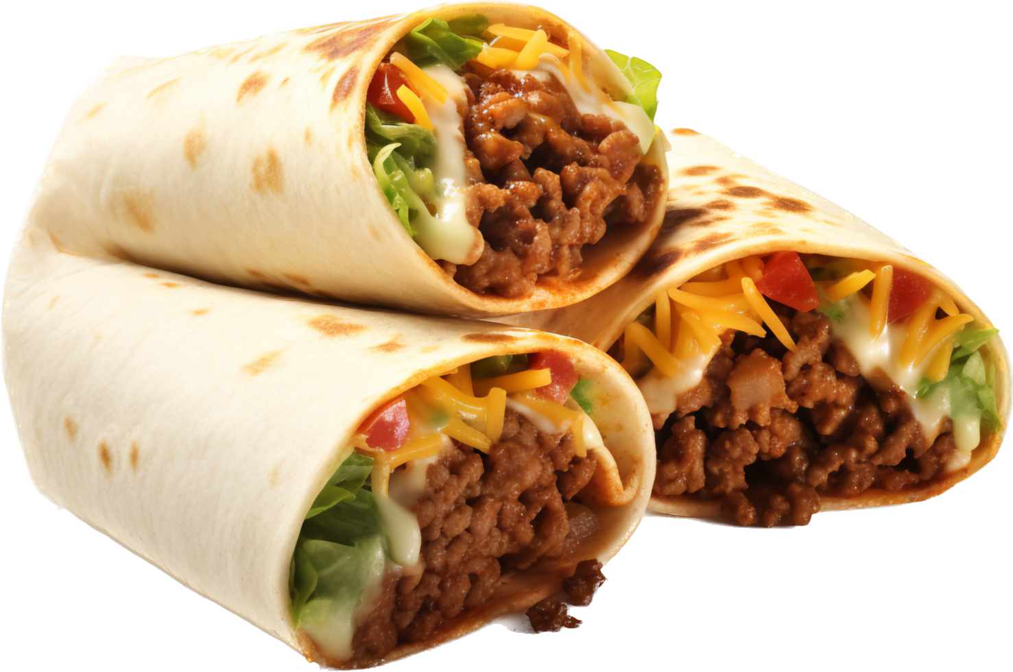 burritos png com ai gerado.