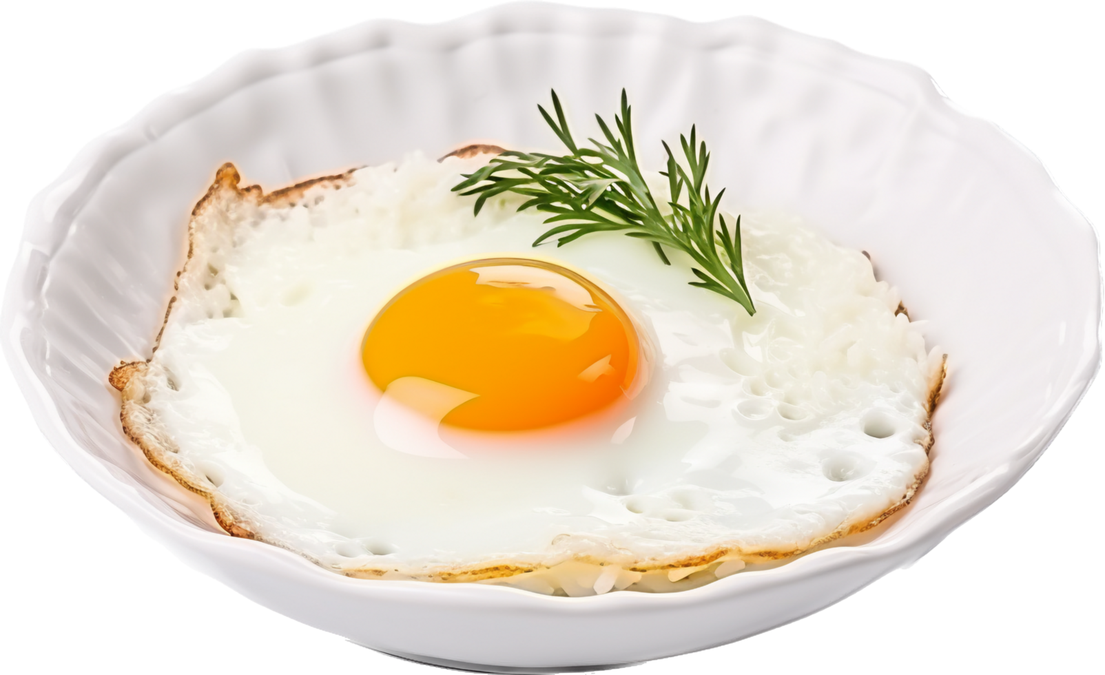 Fried egg with rice with . png