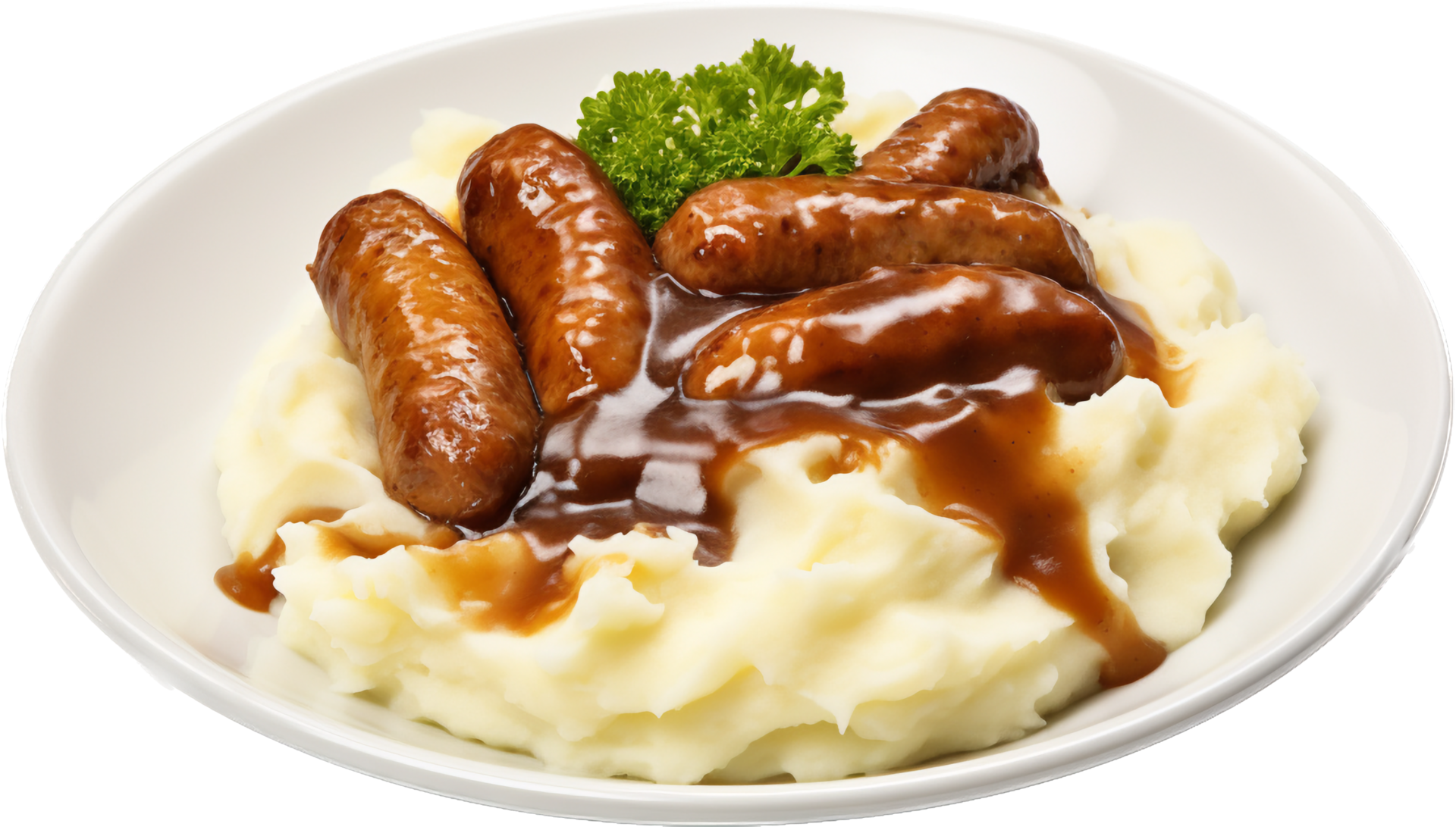 Bangers and mash png with AI generated. 26772668 PNG