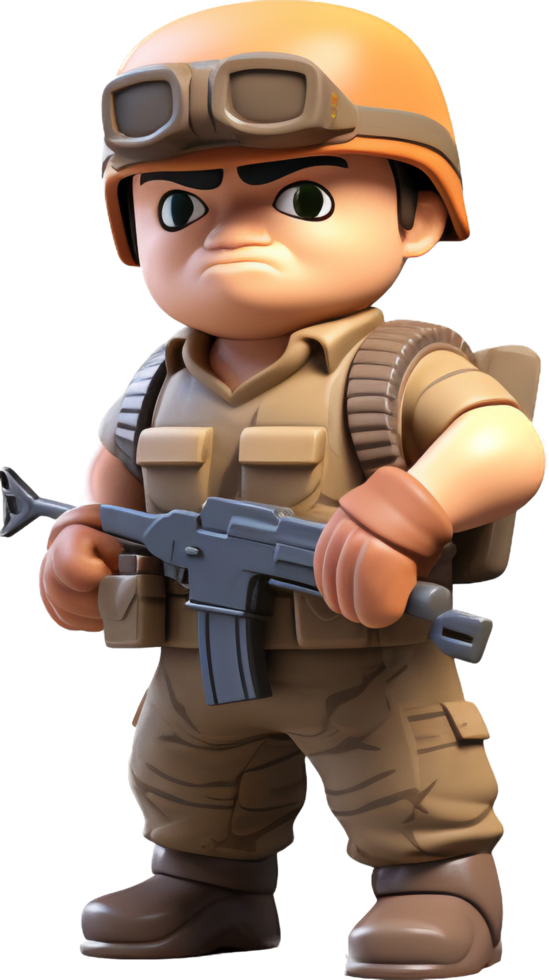 Soldier with . png