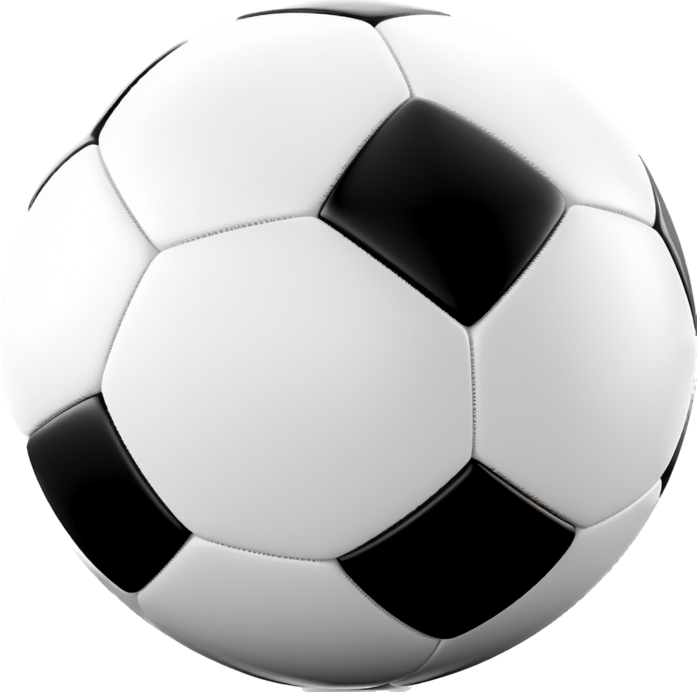 Soccer ball png with AI generated.