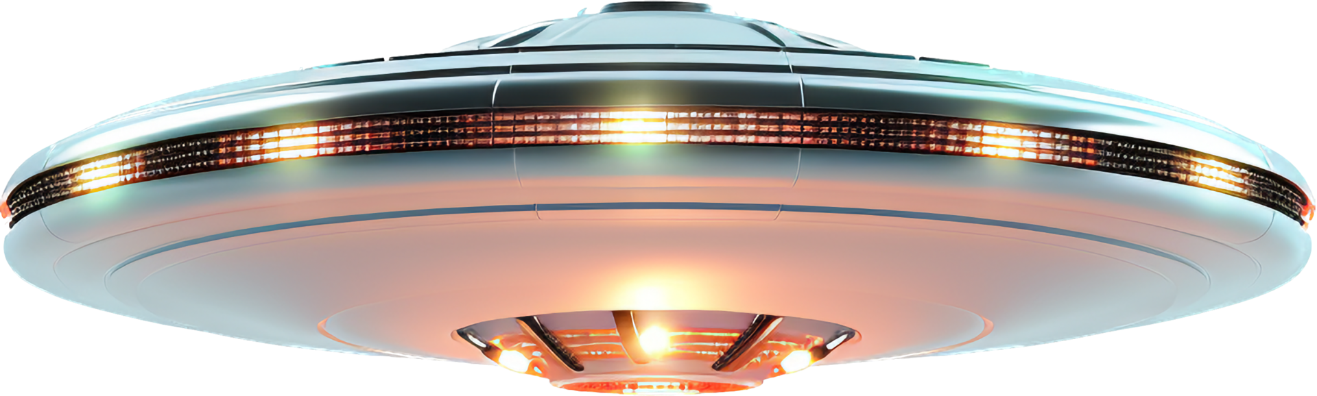 Ufo png with AI generated.