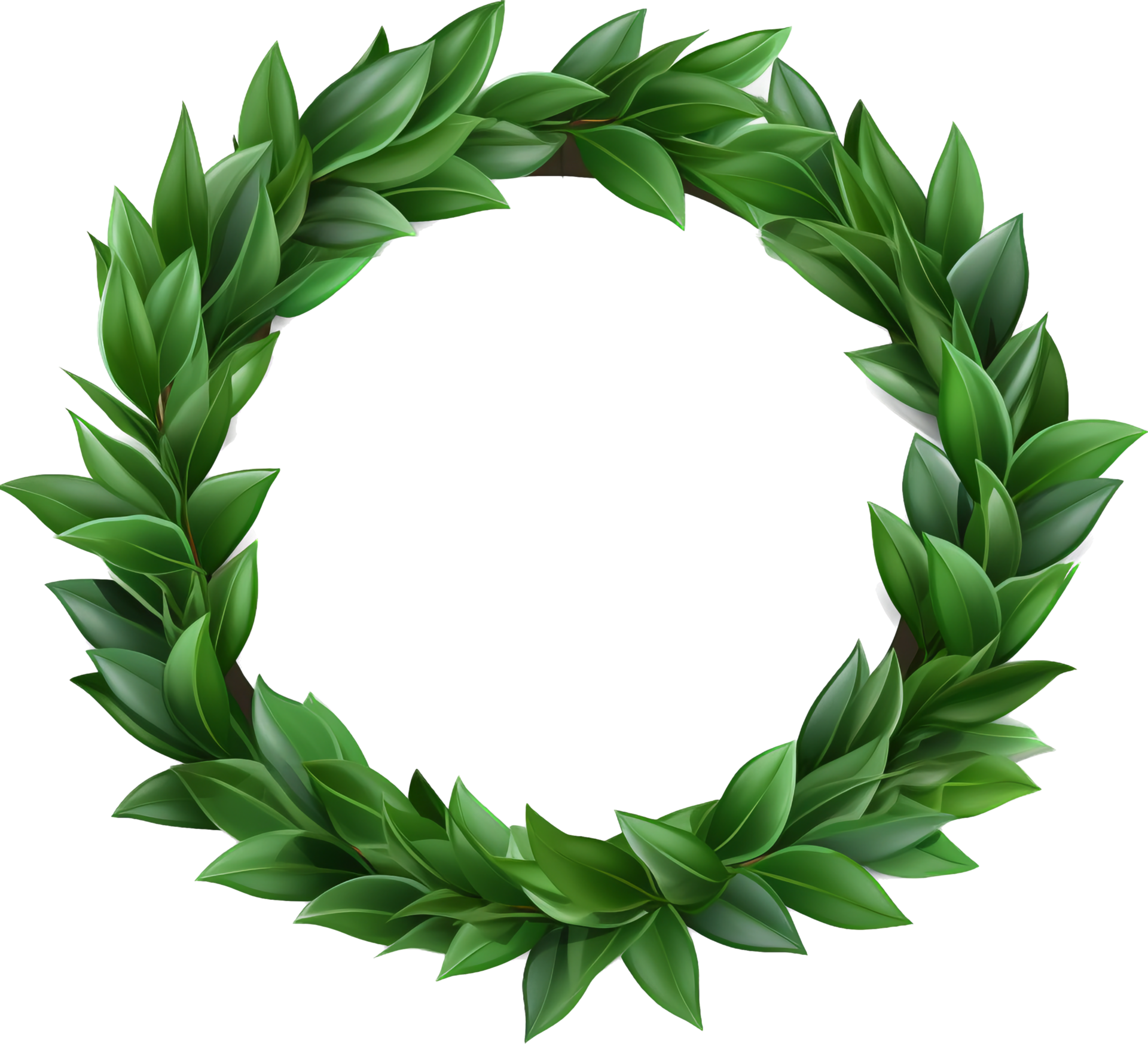 Laurel wreath png with AI generated. 26772714 PNG