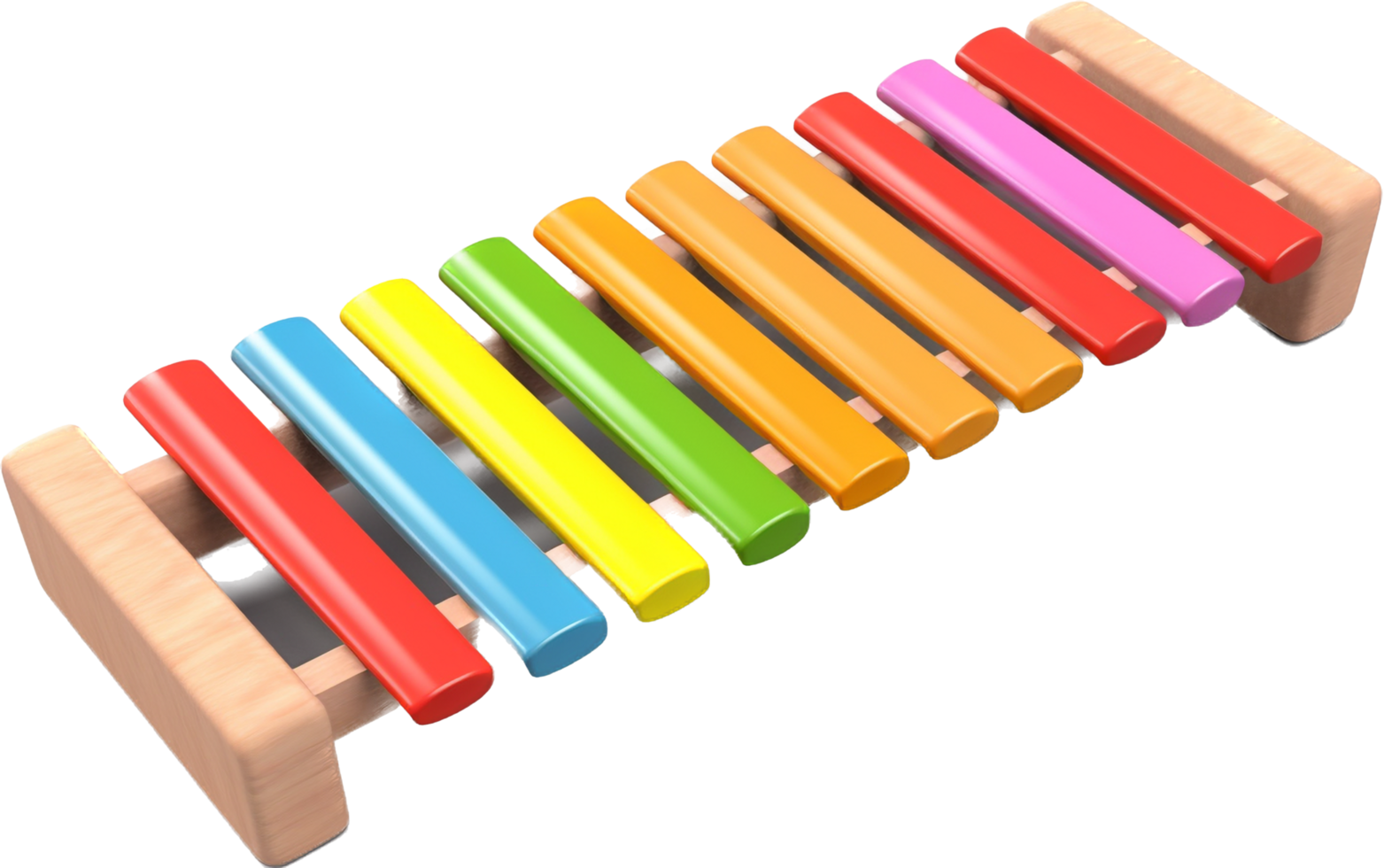 Xylophone png with AI generated.
