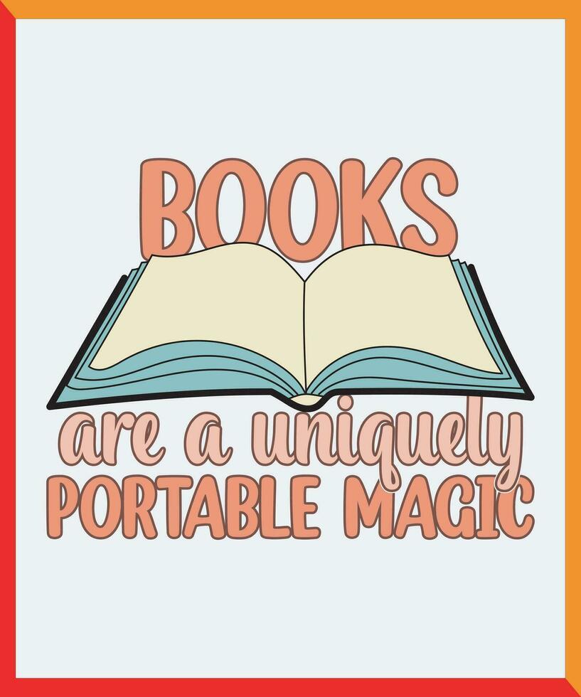 retro book vector design, tshirt, design