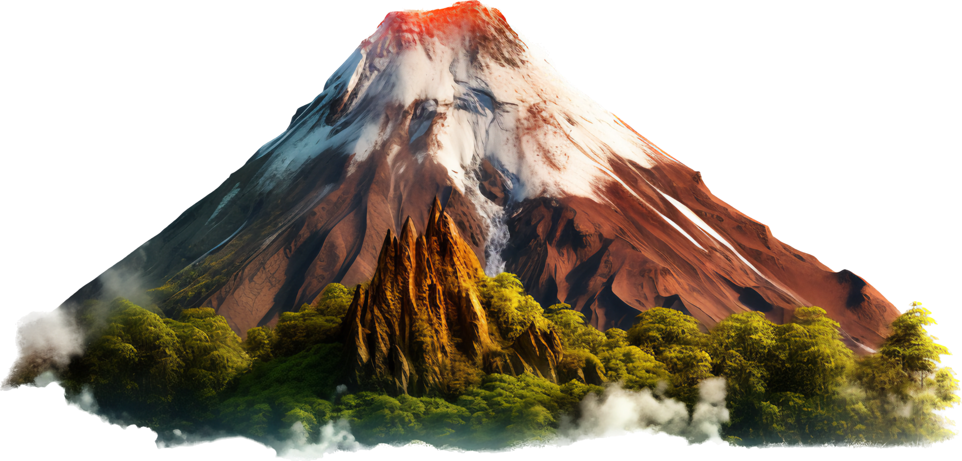 Volcano png with AI generated. 26772971 PNG
