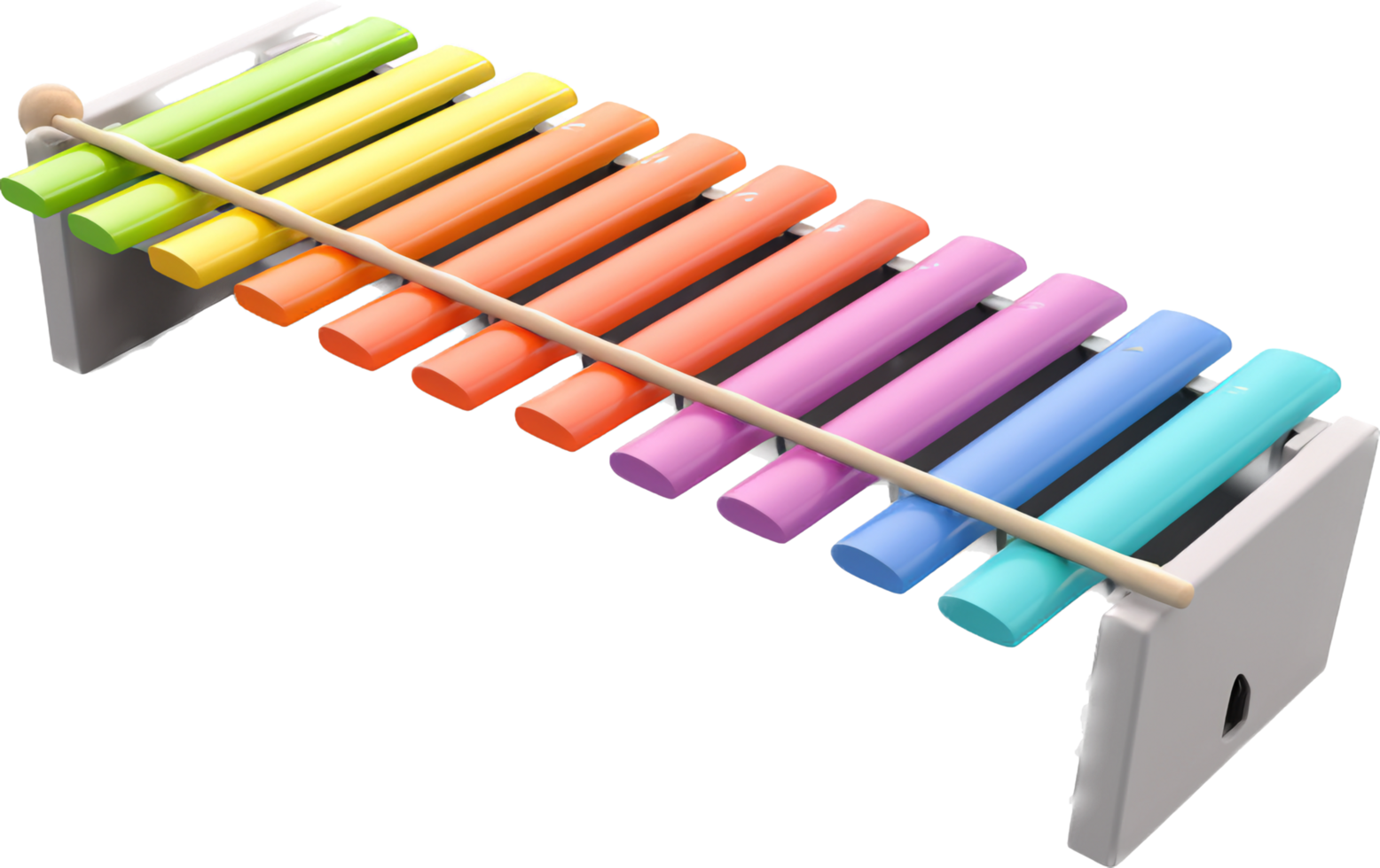 Xylophone png with AI generated.