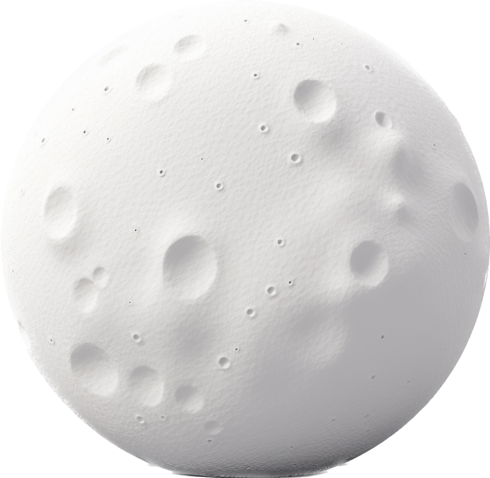 Moon png with AI generated.