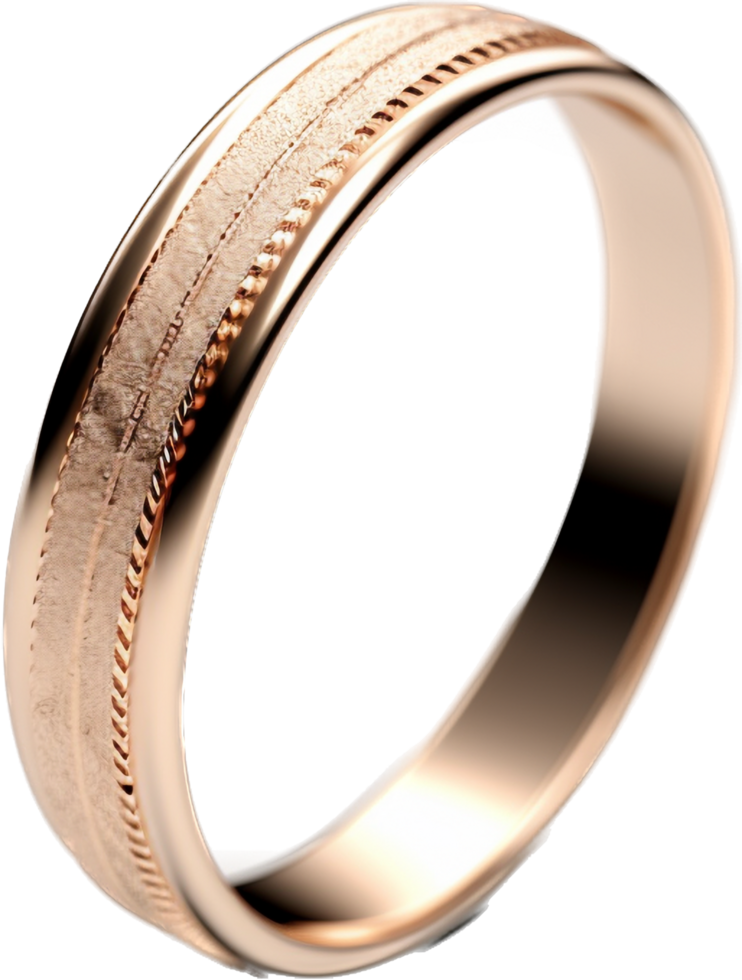 Wedding ring png with AI generated.