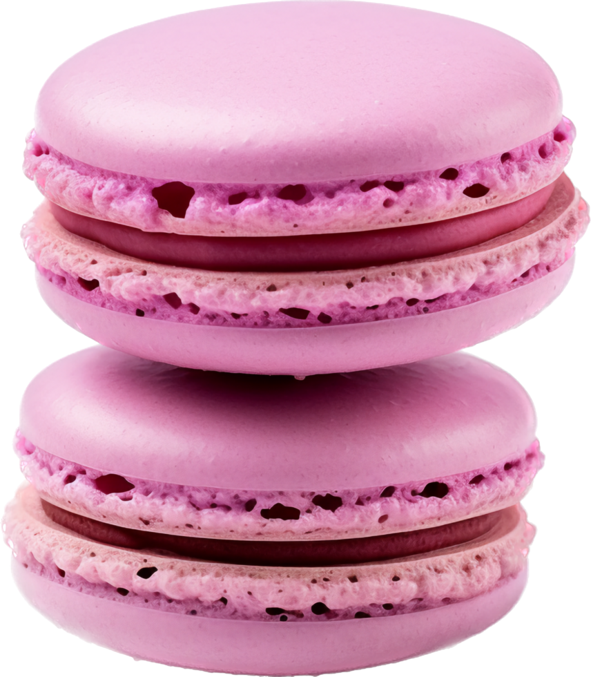 Macaron png with AI generated.