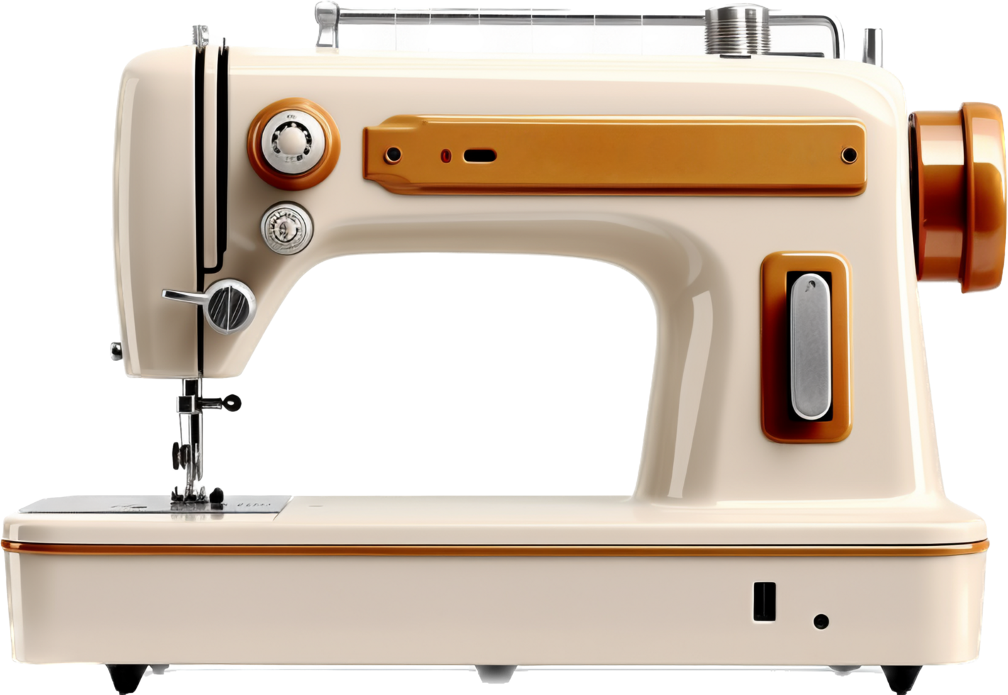 Sewing machine png with AI generated.