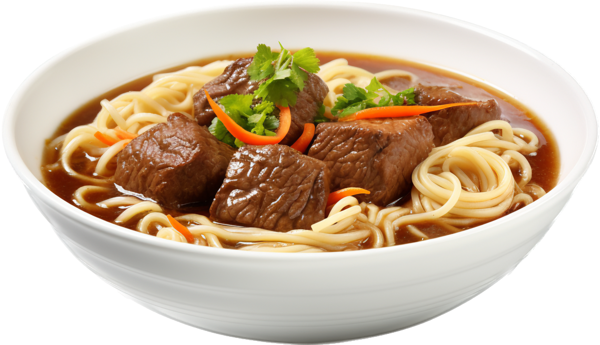 Beef noodle soup with . 26773221 PNG