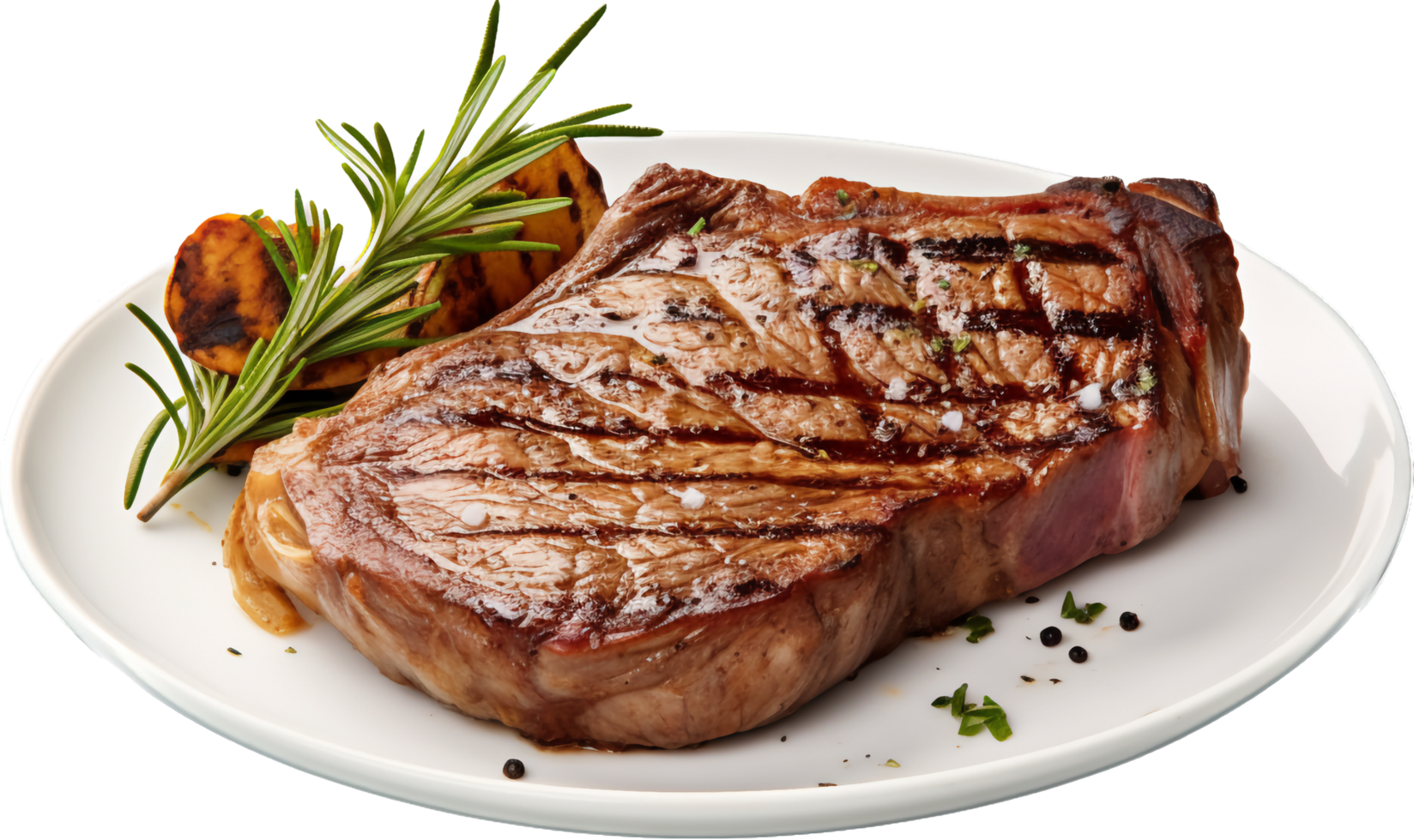 Florentiner Steak png mit ai generiert.