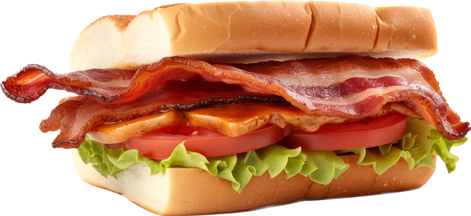 bacon sanduíche png com ai gerado.