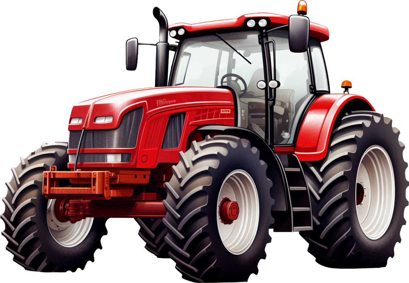 Tractor png with AI generated.