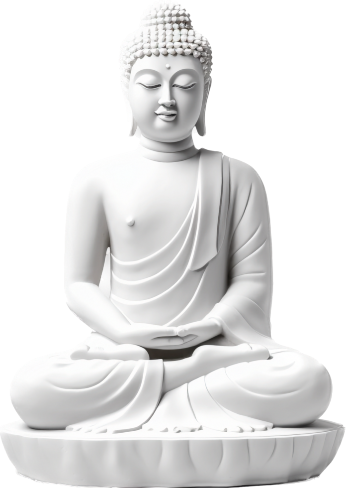 Budda statua png con ai generato.