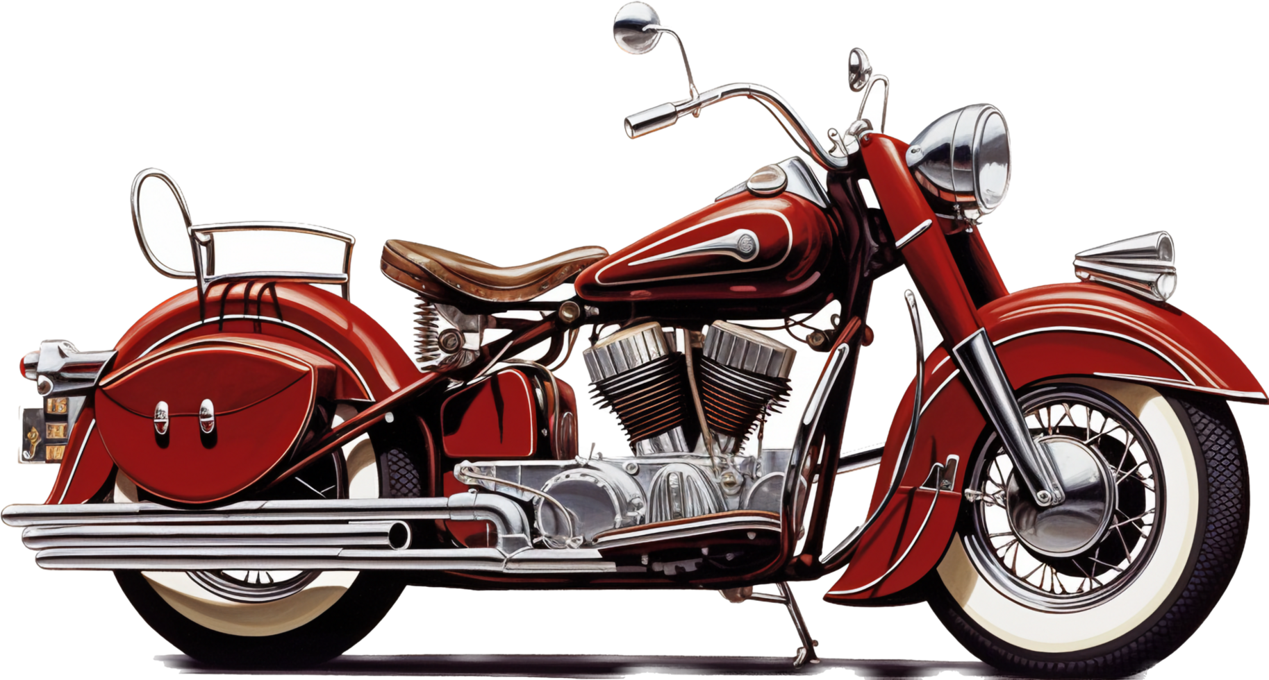 Motorcycle png with AI generated.