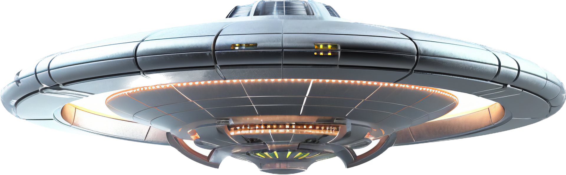 Ufo png with AI generated.