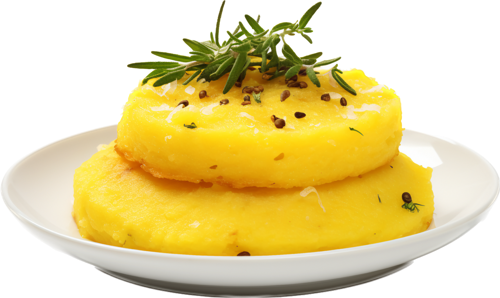 Polenta png with AI generated.