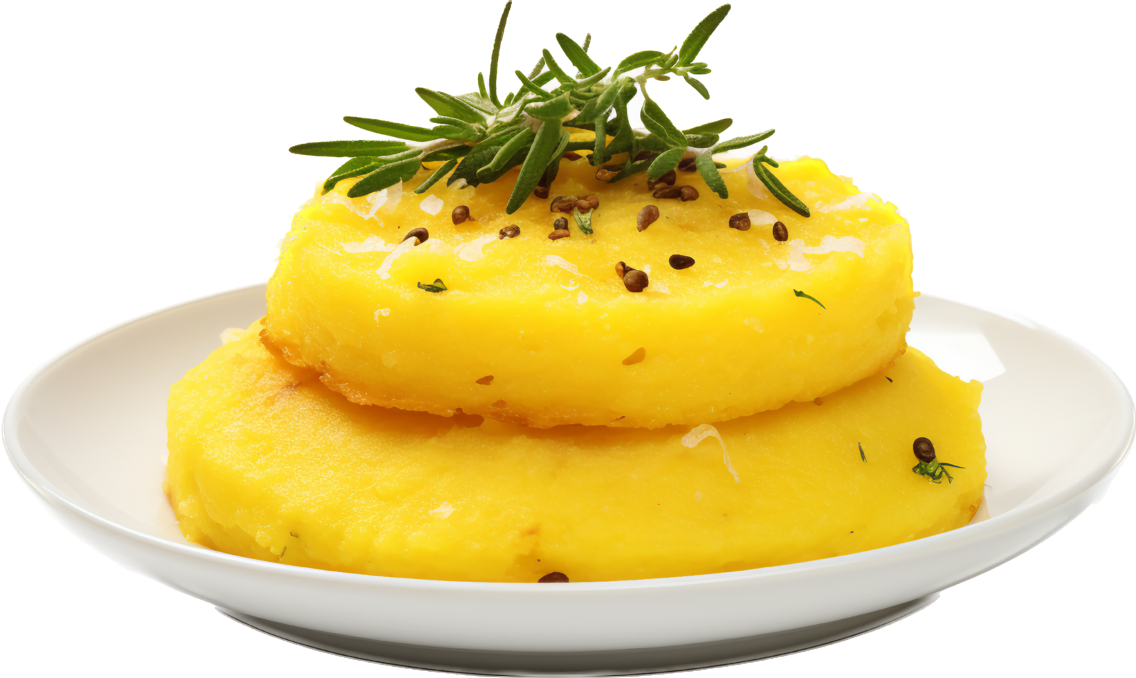 Polenta png with AI generated.