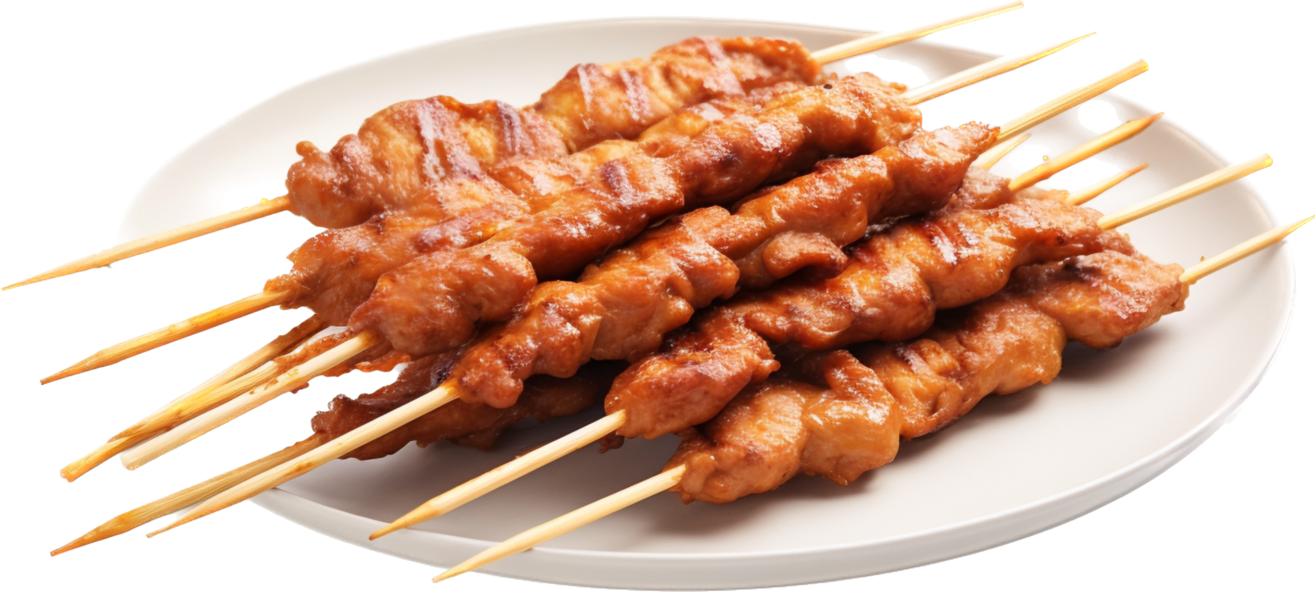 Satay png with AI generated.