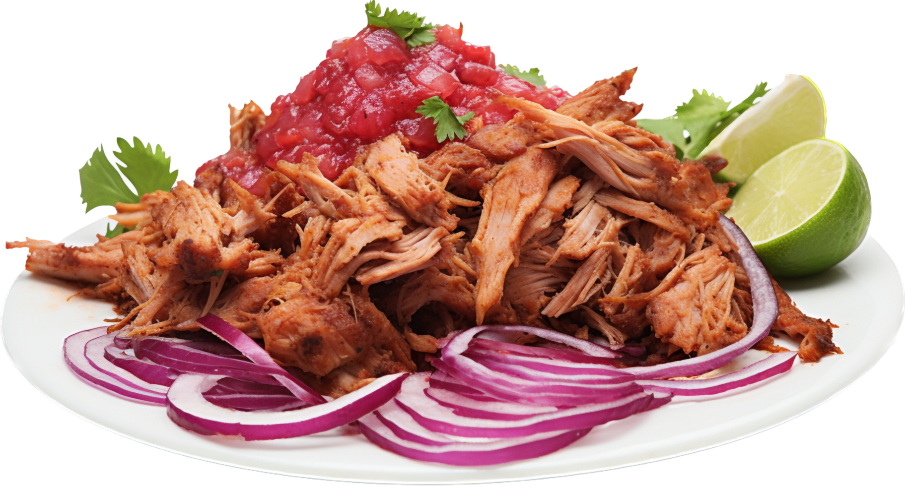 Cochinita Pibil png with AI generated.