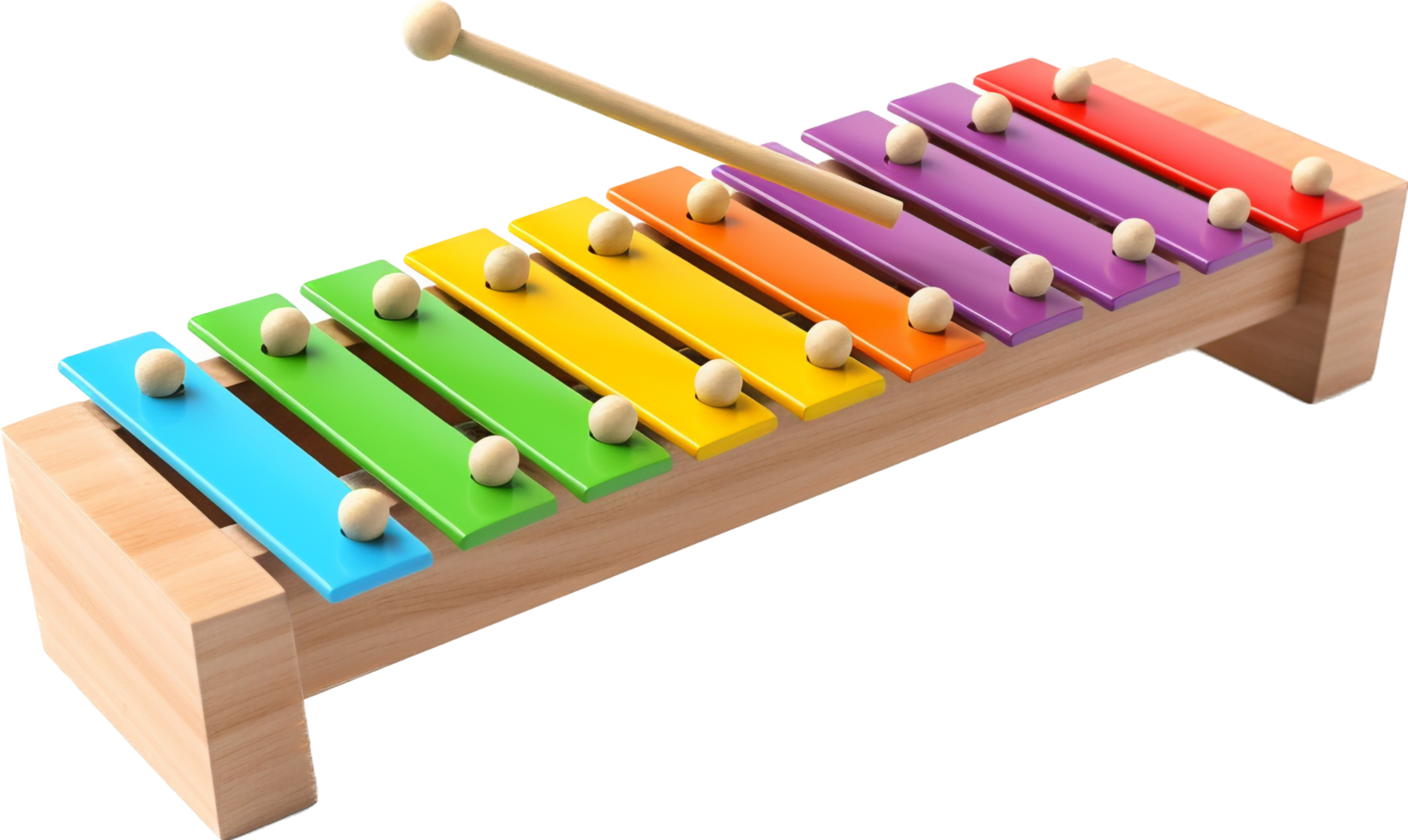 Xylophone png with AI generated.