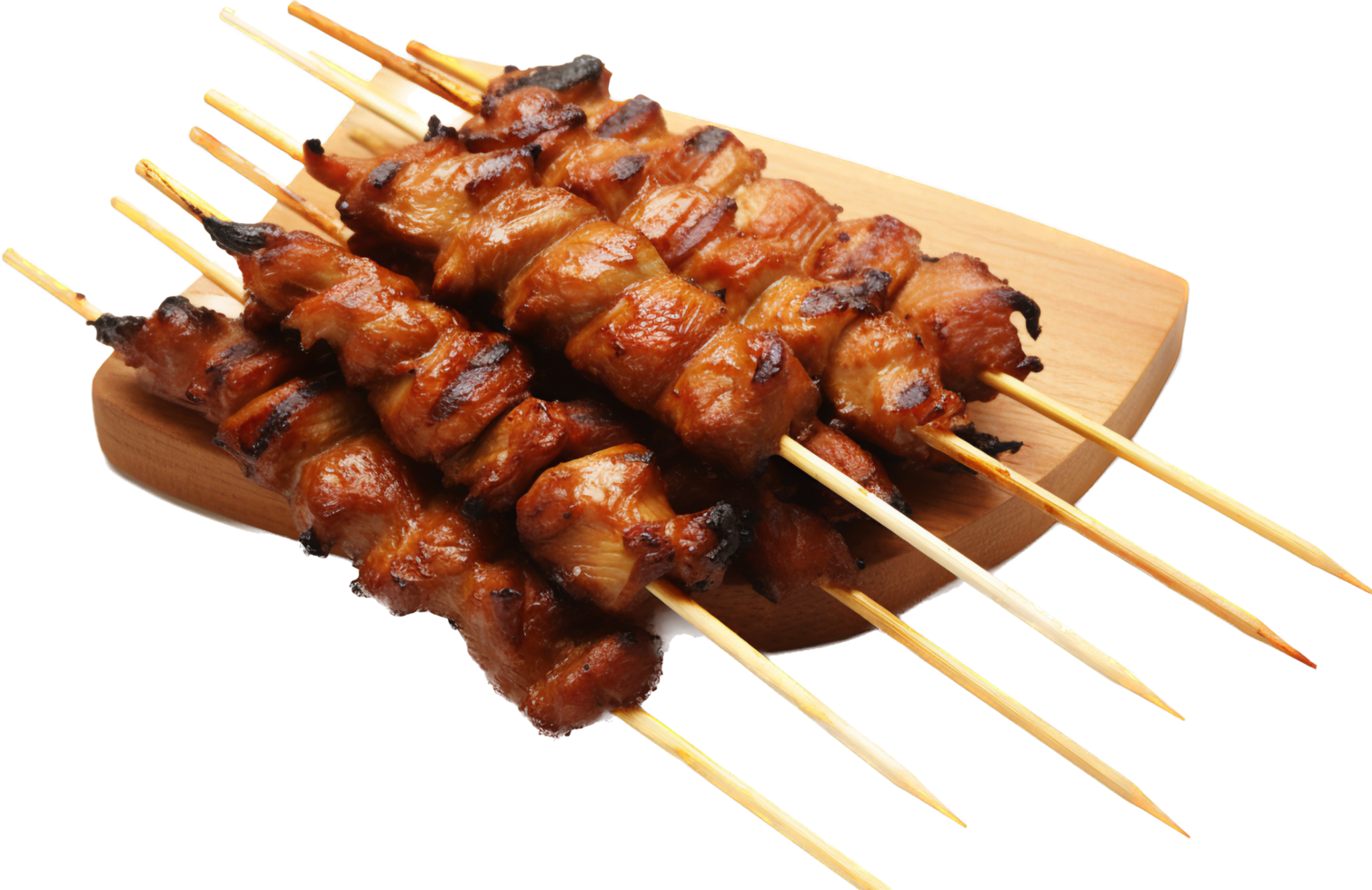 Satay png with AI generated.