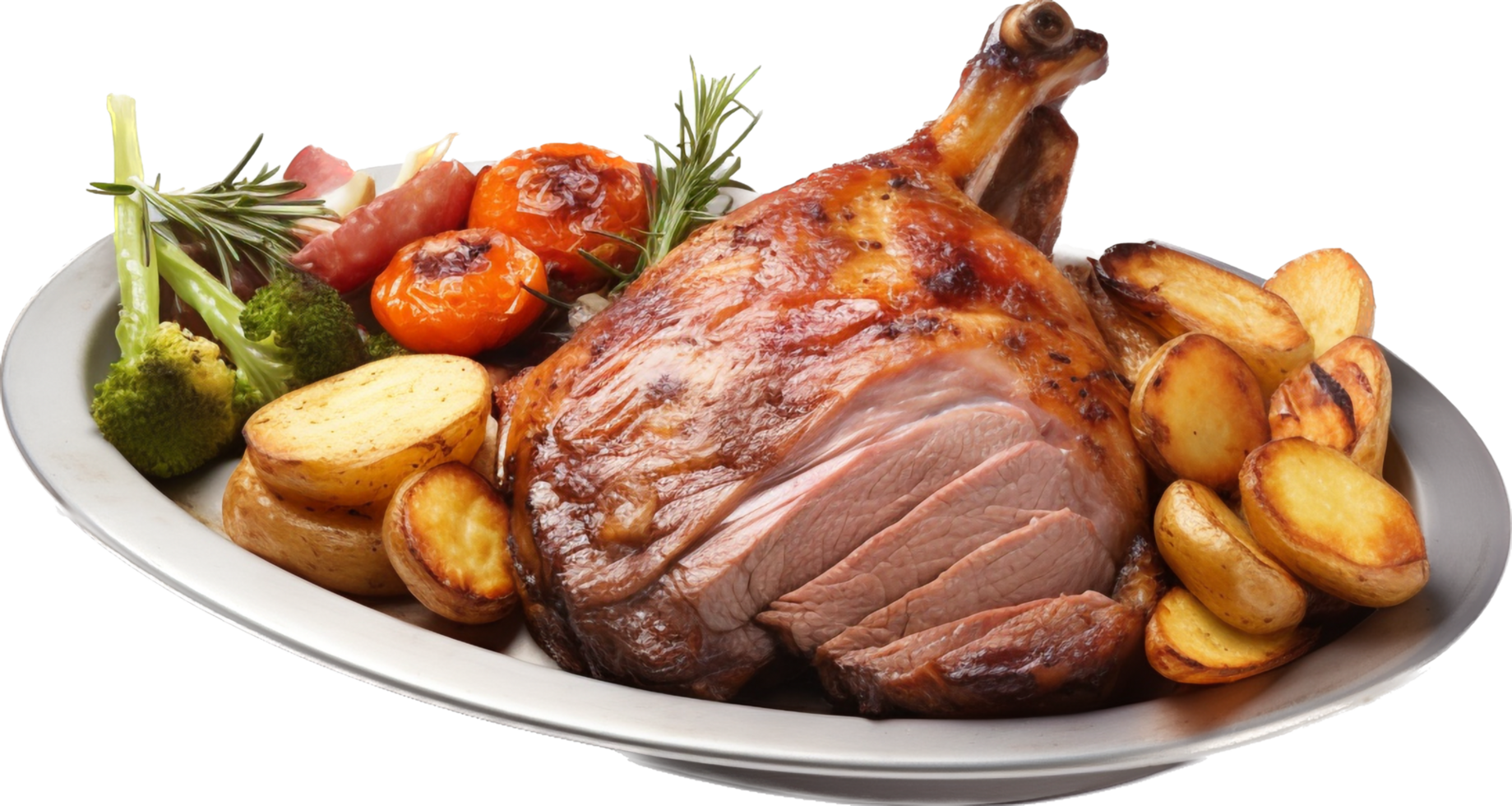 Sunday roast png with AI generated.