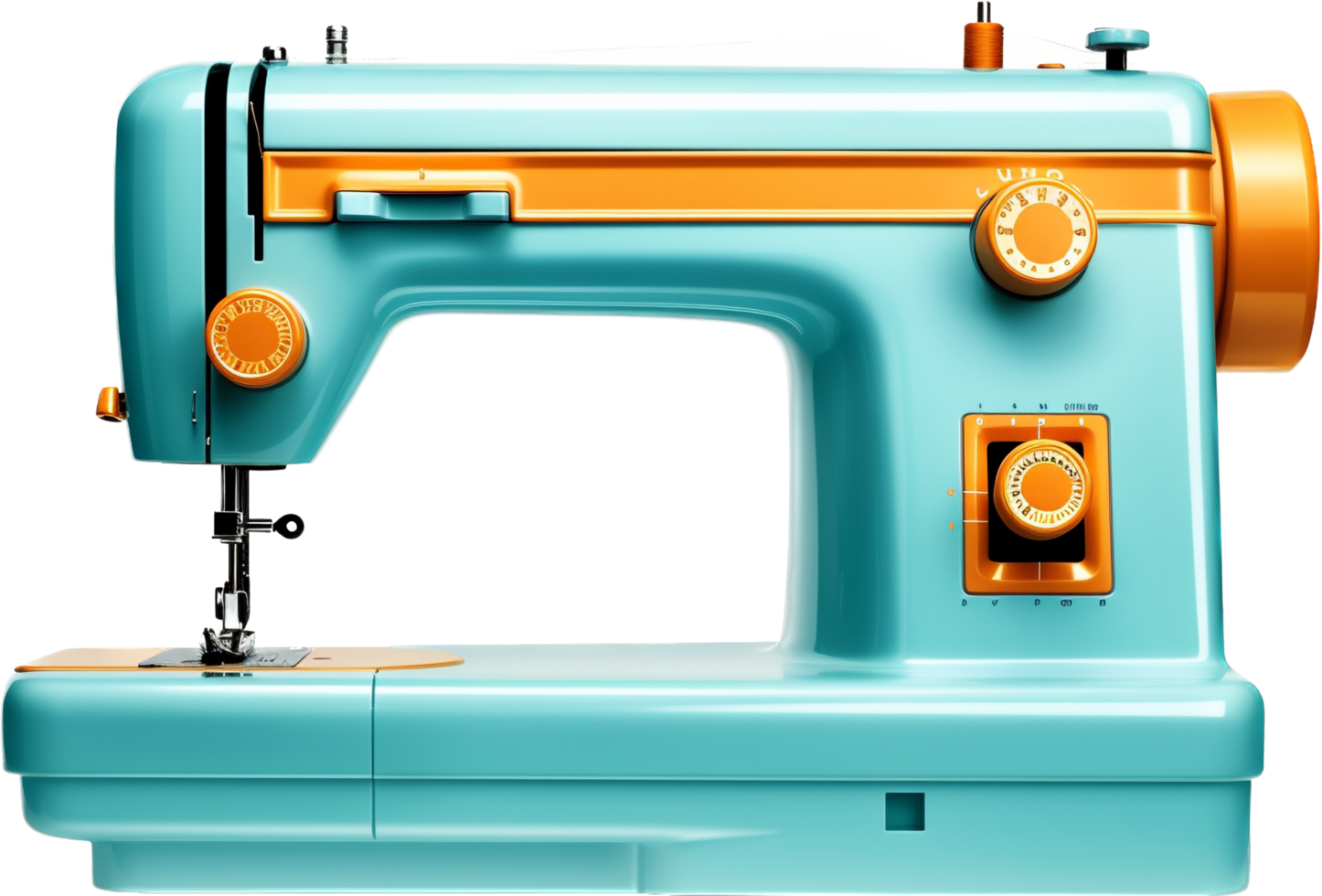 Sewing machine png with AI generated.