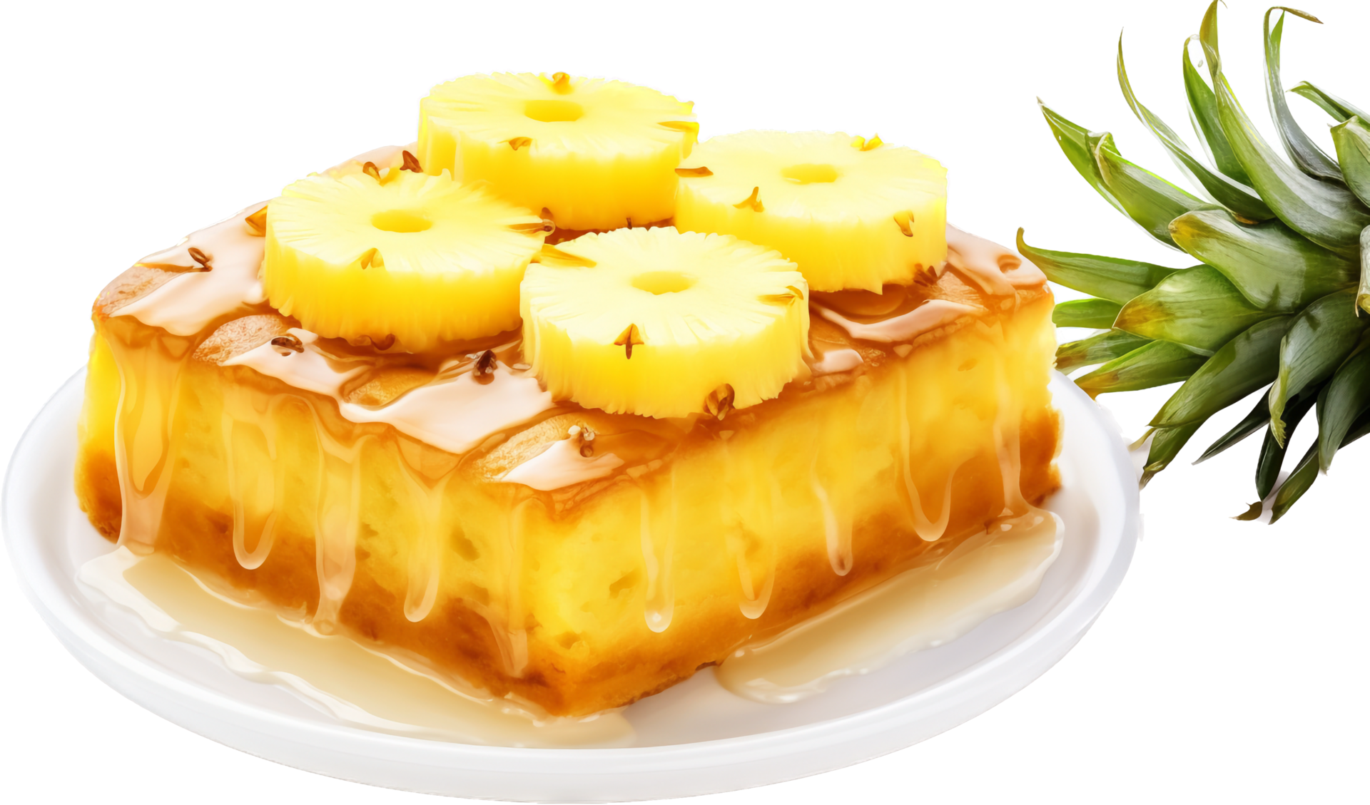 Pineapple cake with . 26773575 PNG