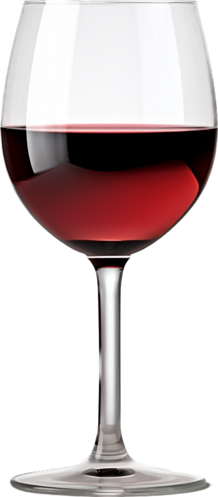 vino vaso png con ai generado.