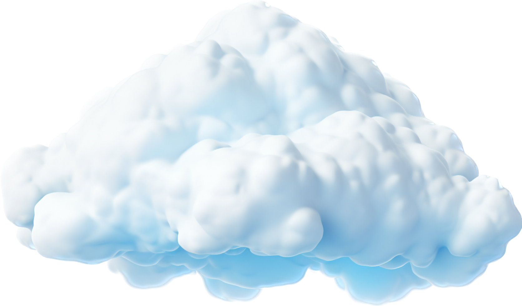 Wolke png mit ai generiert.