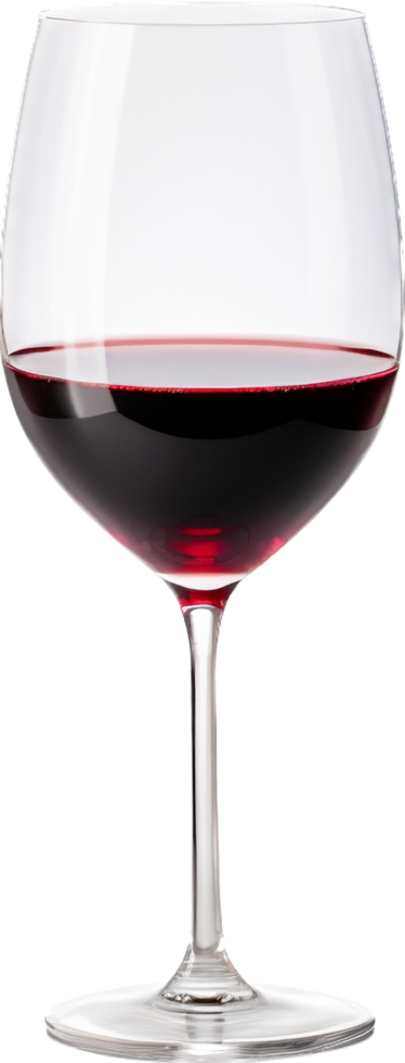 Wine glass png with AI generated.