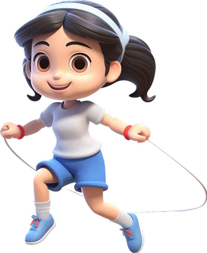 Jumping rope with . png