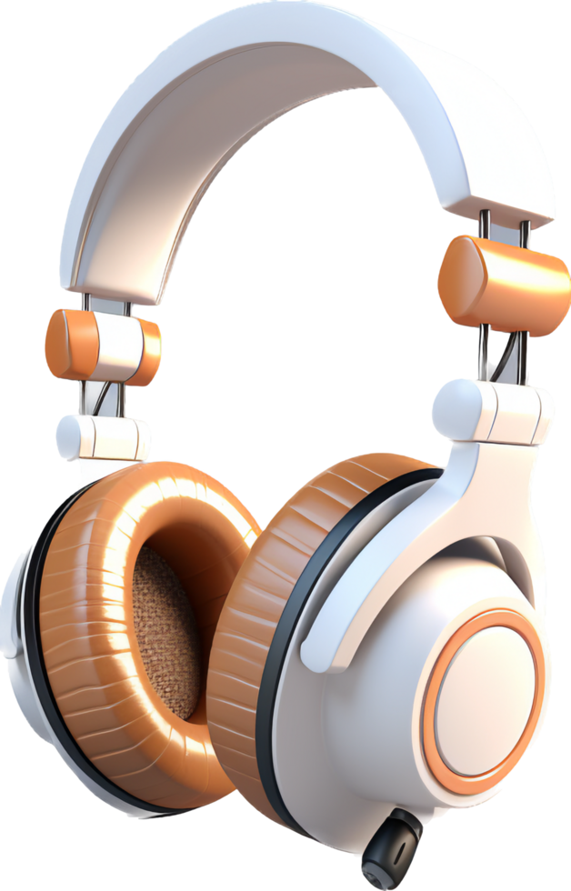 Headphone png with AI generated.