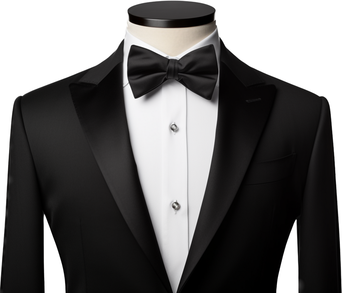 Tuxedo png with AI generated.