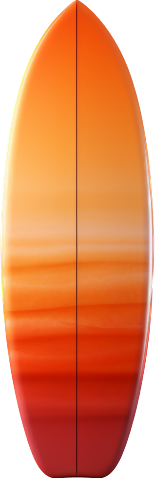Surfboard png with AI generated.