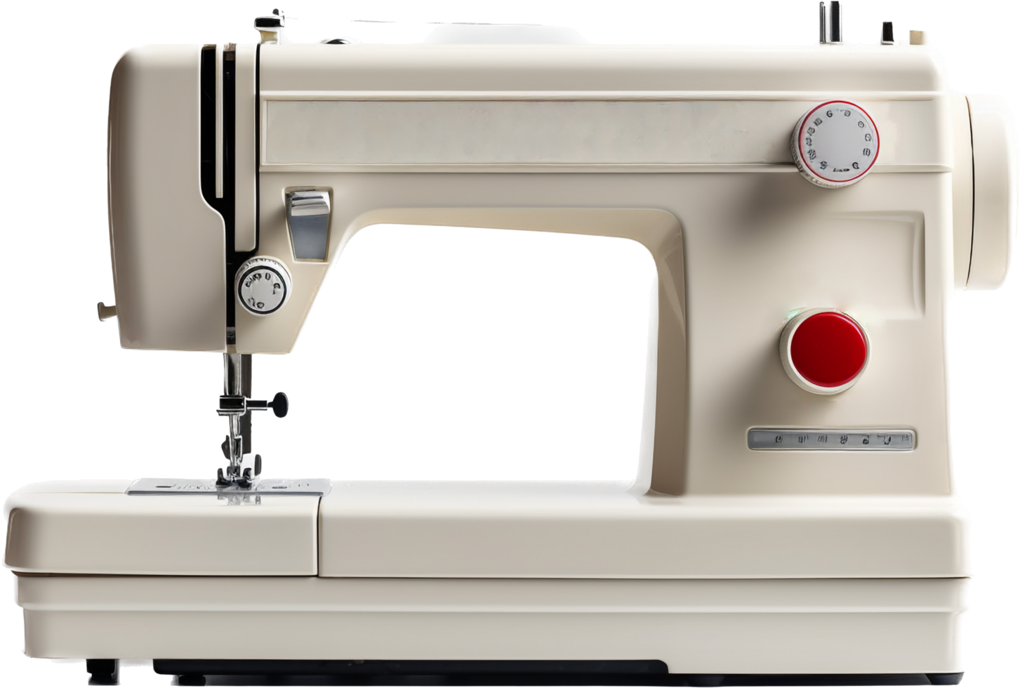Sewing machine png with AI generated.