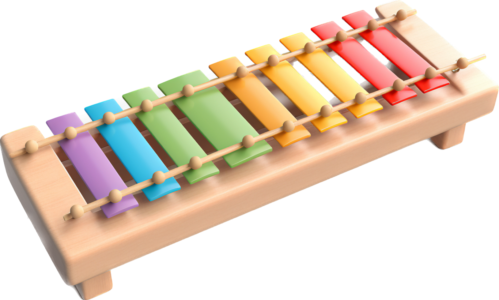 Xylophone png with AI generated.