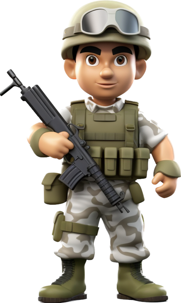 Soldier with . png