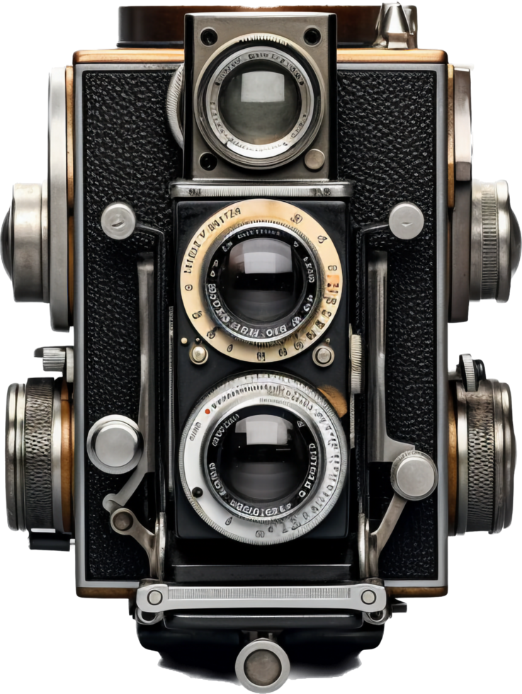 Vintage camera with . png