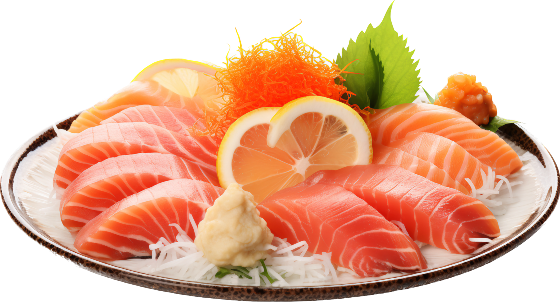 Sashimi png with AI generated