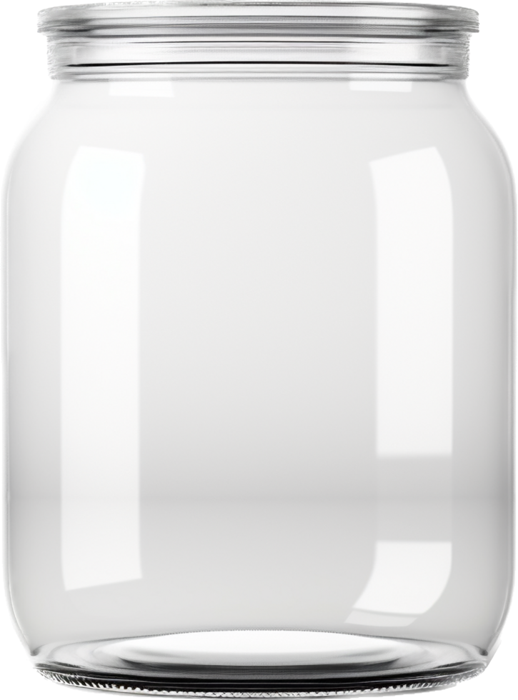 Glass jar png with AI generated.